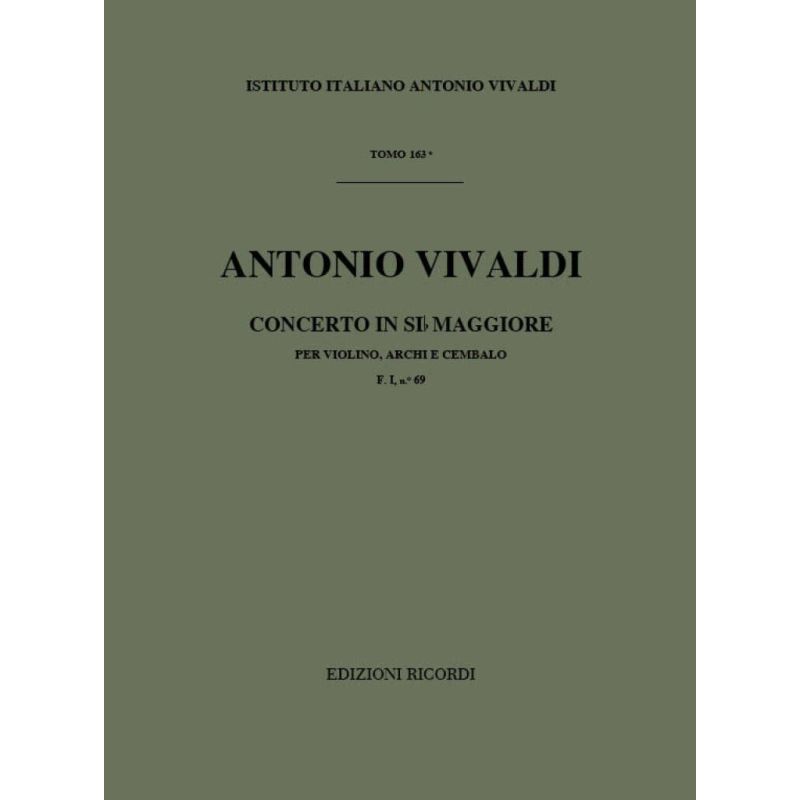Concerto Per Vl Archi E Bc In Si Bem Book
