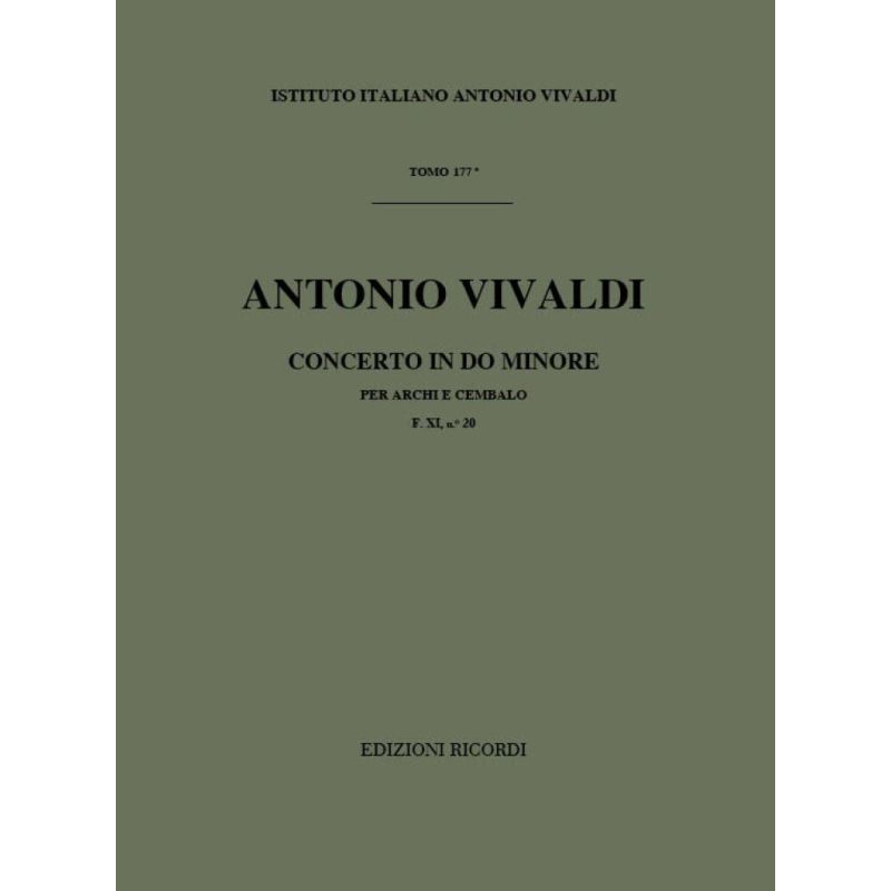 Concerto Per Archi E Bc In Do Min Rv Book