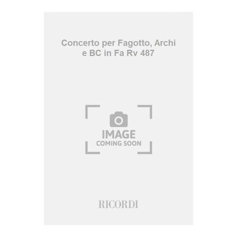 Concerto Per Fg Archi E Bc In Fa Rv Book