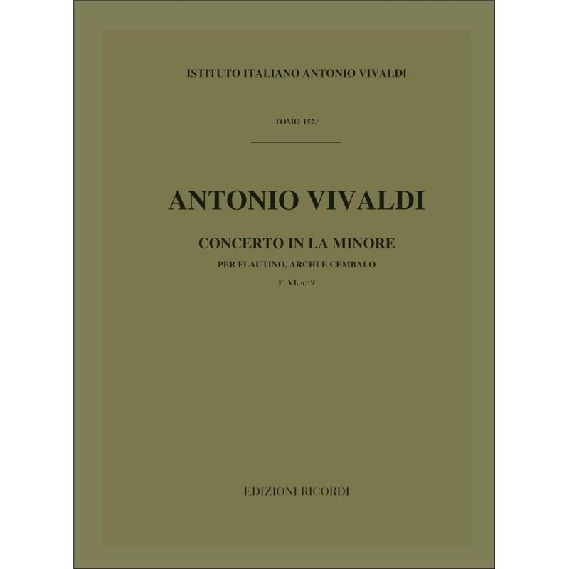 Concerto Per Ottavino Flautino Arc Book