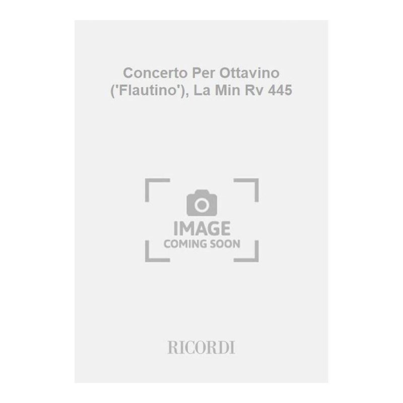 Concerto Per Ottavino Flautino Arc Book