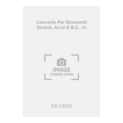 Concerto Per Strum Diversi Archi E B Book