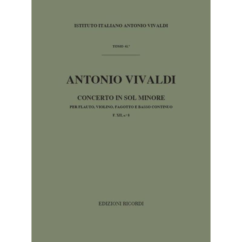 Concerto Per Strum Diversi E Bc In S Book