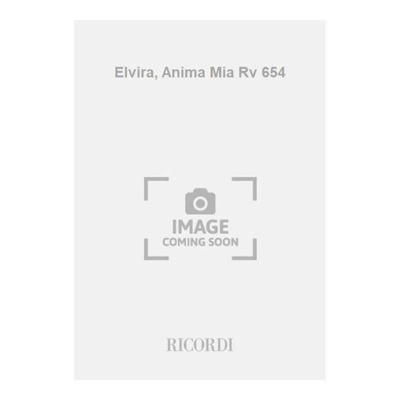 Elvira Anima Mia Cantata Per S E Book