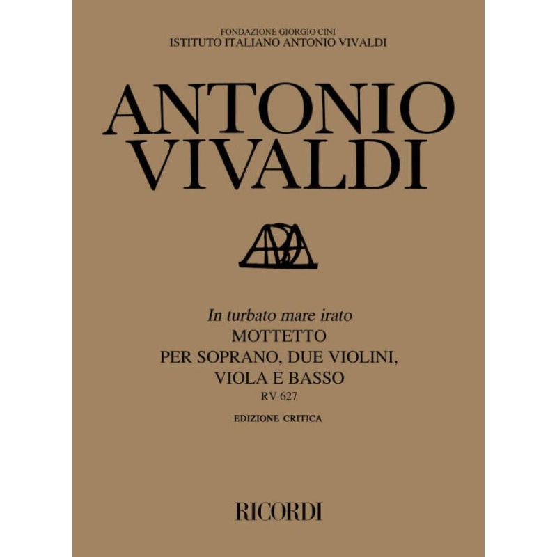 In Turbato Mare Irato Mottetto P Book