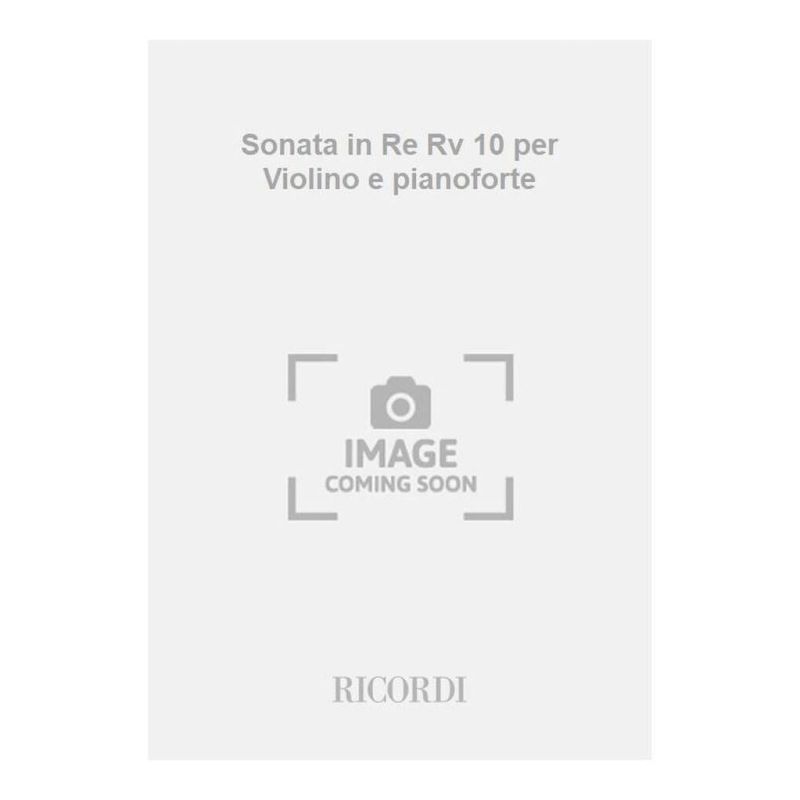 Sonata Per Vl E Bc In Re Rv 10 - Fx Book