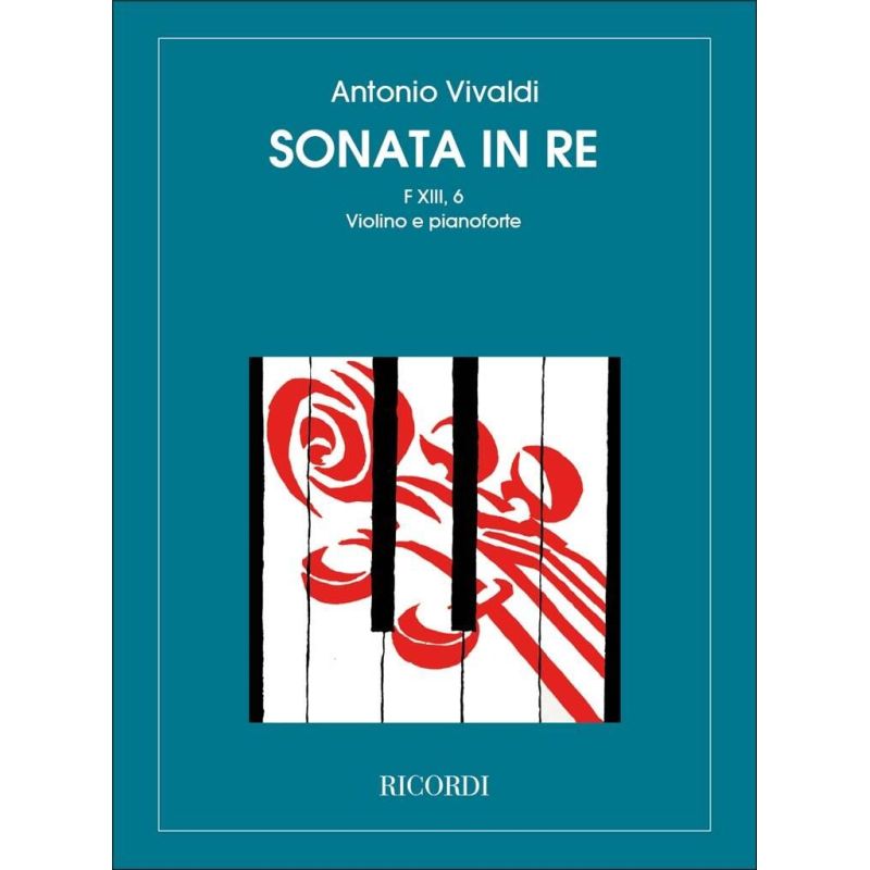 Sonata Per Vl E Bc In Re Rv 10 - Fx Book