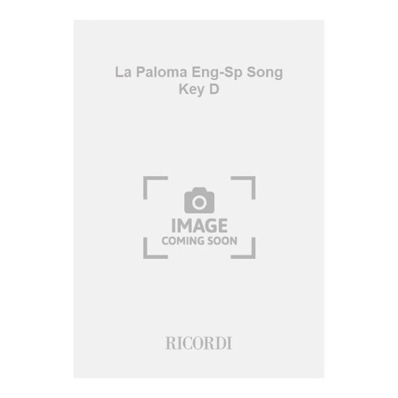 La Paloma Key D Eng/Spa (Softcover Book)